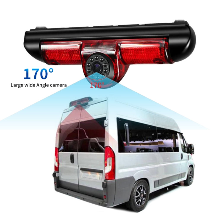 PZ460 Car Waterproof HD High Position Brake Light View Camera for Fiat / Citroen / Peugeot, PZ460