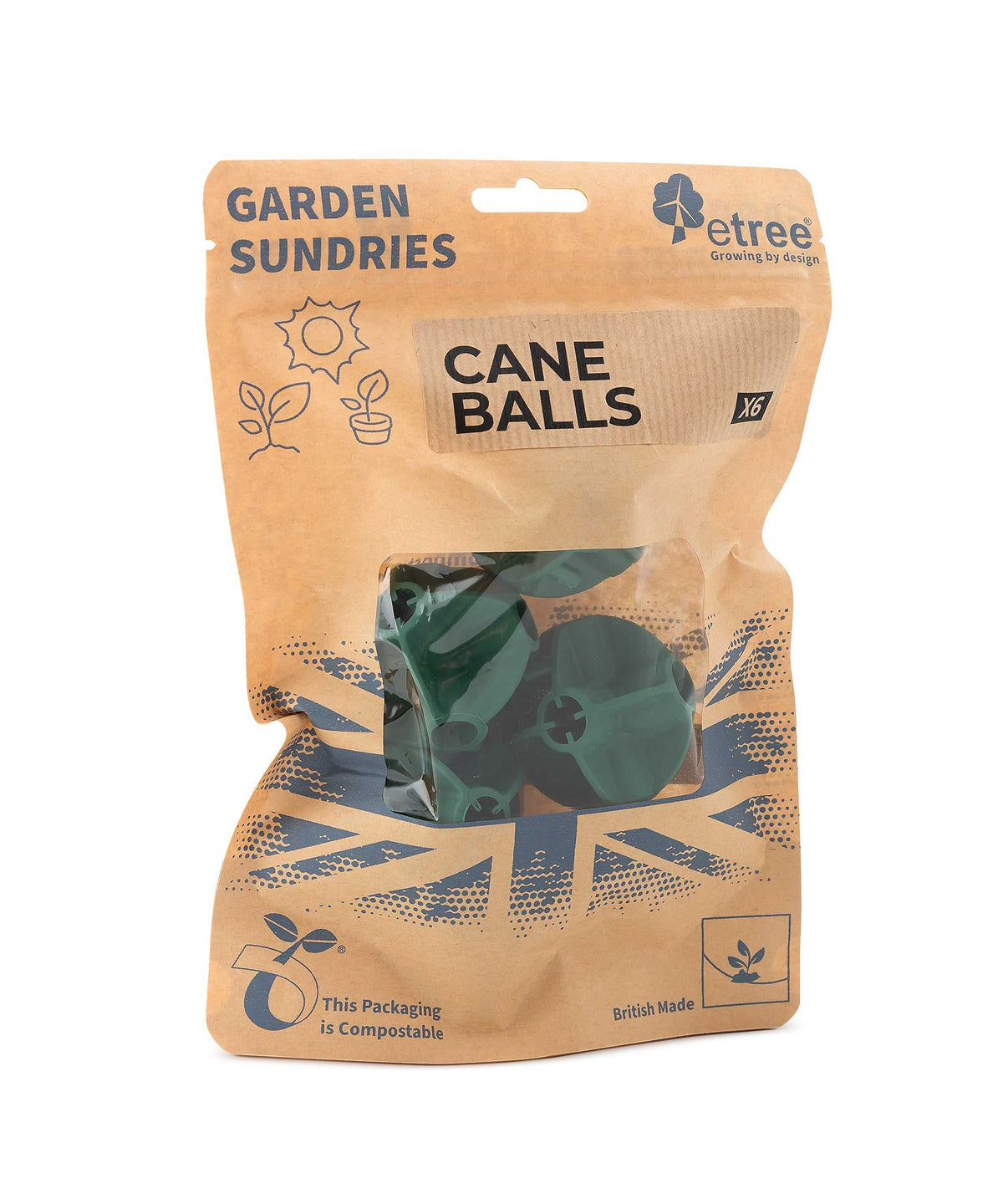 Flexi Garden Cane Balls