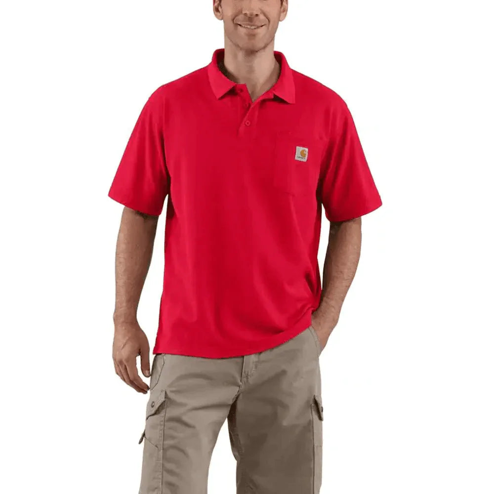Carhartt K570 Loose Fit Midweight Short Sleeve Pocket Polo T-Shirt
