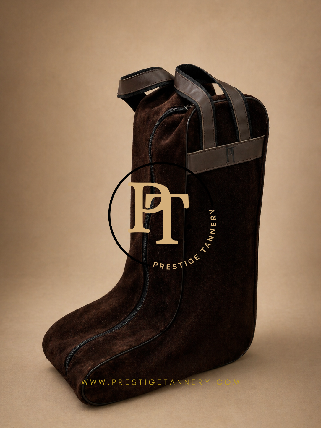 Prestige Tannery Suede Leather Boot Bag
