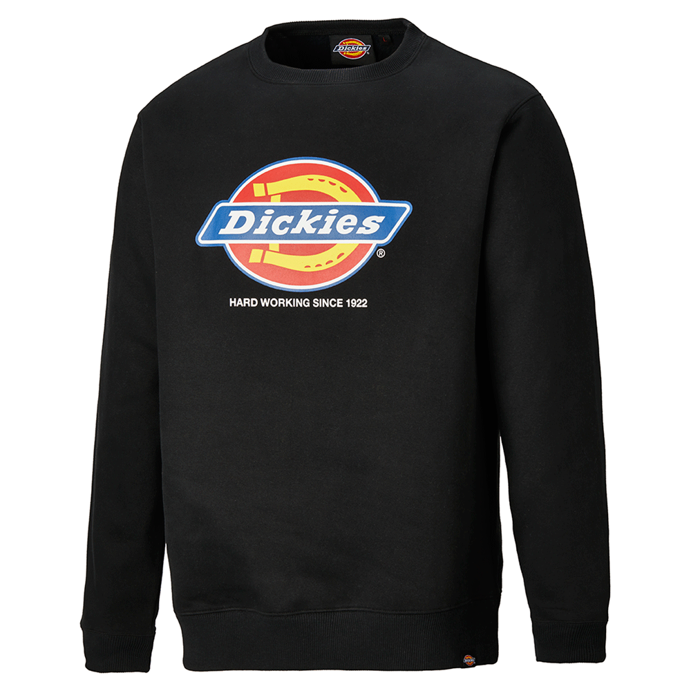 Dickies DT3010 22 Longton Graphic Logo Sweatshirt Black 4XL