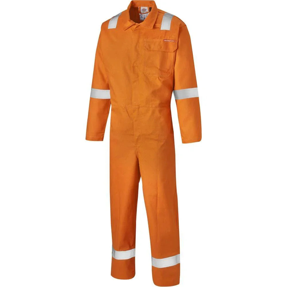 Dickies FR24/7TP Everyday Flame Retardant Taped Coverall Orange 36" Chest, Long Leg