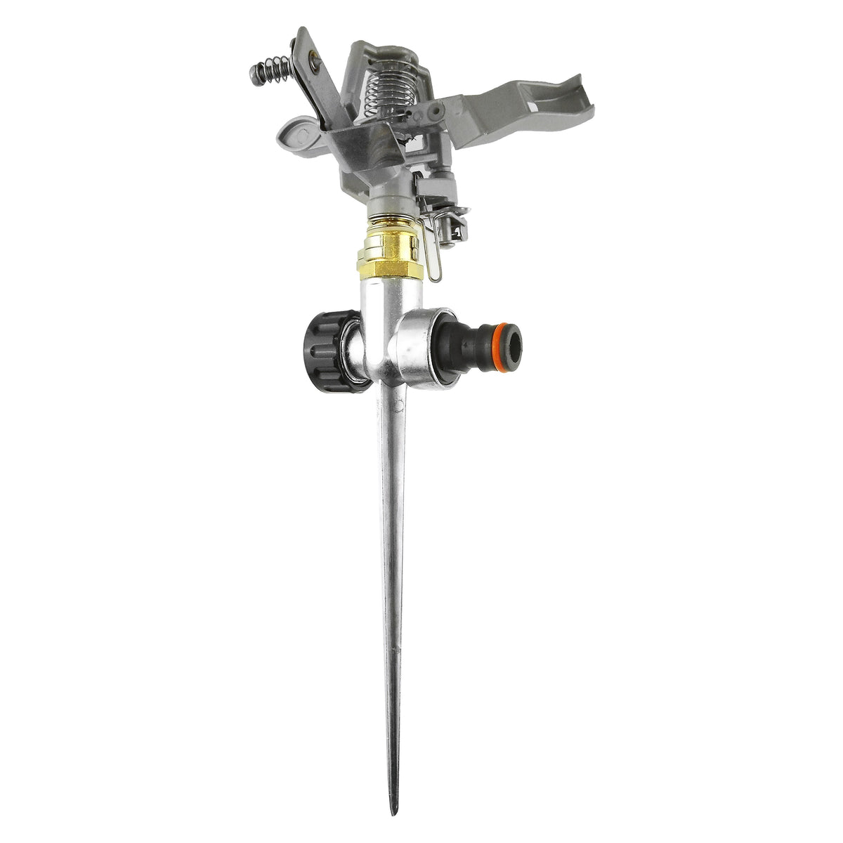Pulsating Lawn Sprinkler - Metal with Metal Spike