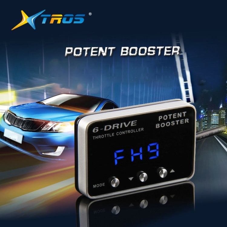 TROS TS-6Drive Potent Booster Electronic Throttle Controller, For Perodua Aruz, For Subaru XV 2013-2020, For Ford Everest -2014, For Hyundai Veloster 2012-2018, For Toyota Altis 2008-2020