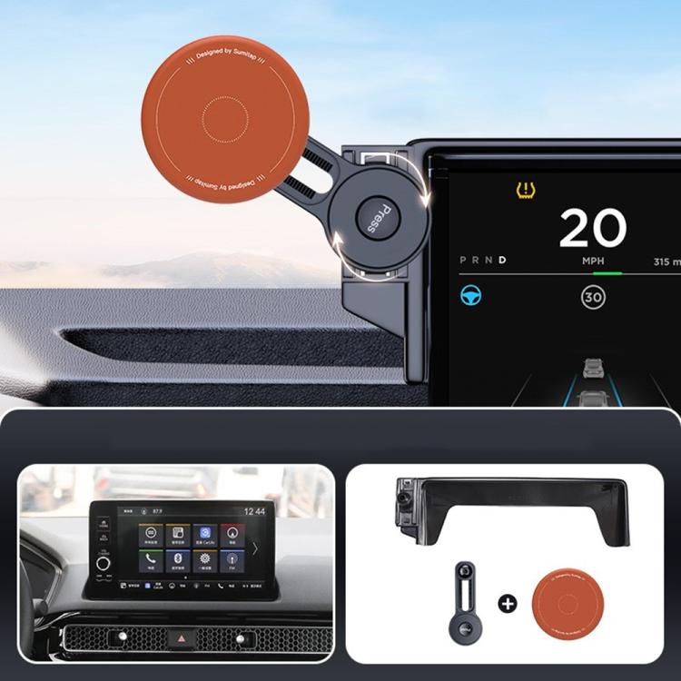 Car Screen Magnetic Phone Holder Mount with Extension Arm, For Honda 11th Gen Civic / Integra 2022-2025, For Honda XR-V 2023-2024 / Vezel 2023, For Honda ZR-V 2022-2023 / HR-V 2023, For Honda Accord 2018-2022 10.25 inch Screen...