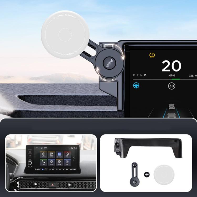 Car Screen Magnetic Phone Holder Mount with Extension Arm, For Honda 11th Gen Civic / Integra 2022-2025, For Honda XR-V 2023-2024 / Vezel 2023, For Honda ZR-V 2022-2023 / HR-V 2023, For Honda Accord 2018-2022 10.25 inch Screen...