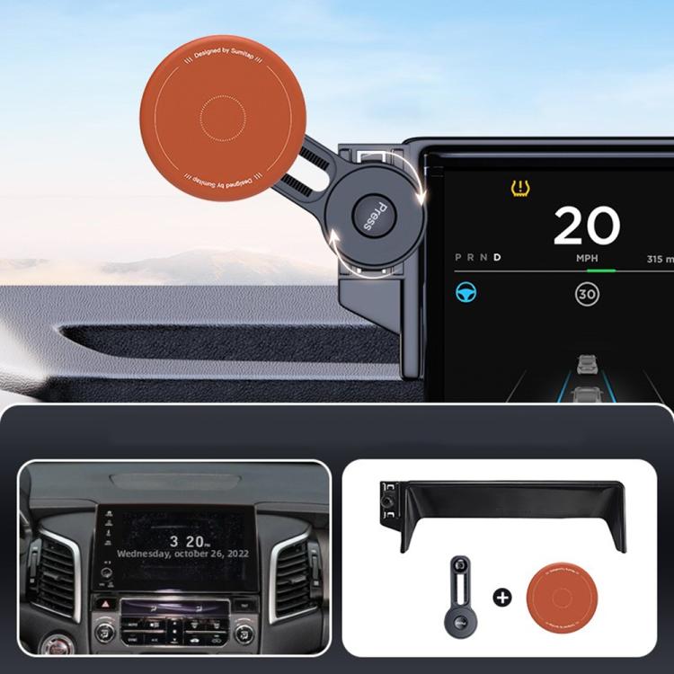 Car Screen Magnetic Phone Holder Mount with Extension Arm, For Honda 11th Gen Civic / Integra 2022-2025, For Honda XR-V 2023-2024 / Vezel 2023, For Honda ZR-V 2022-2023 / HR-V 2023, For Honda Accord 2018-2022 10.25 inch Screen...