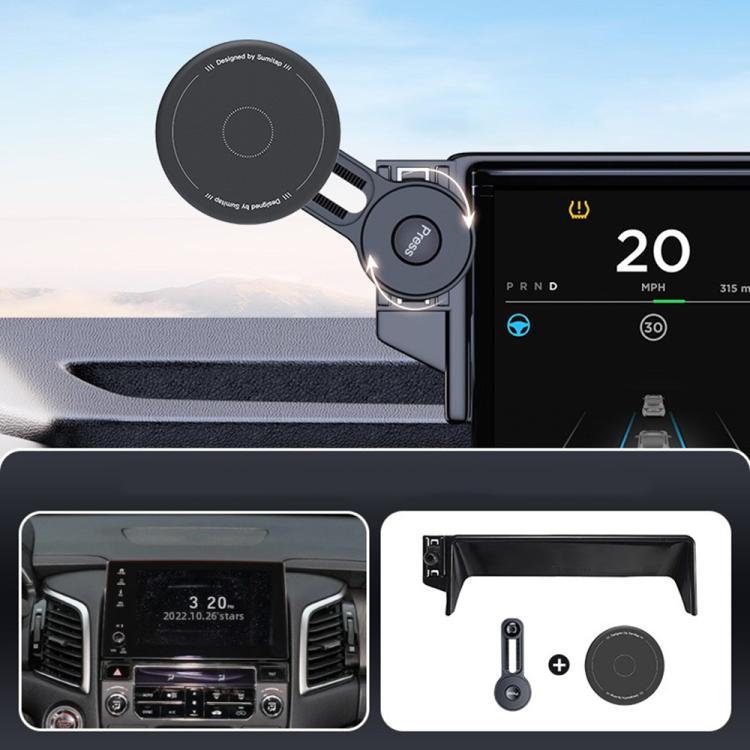 Car Screen Magnetic Phone Holder Mount with Extension Arm, For Honda 11th Gen Civic / Integra 2022-2025, For Honda XR-V 2023-2024 / Vezel 2023, For Honda ZR-V 2022-2023 / HR-V 2023, For Honda Accord 2018-2022 10.25 inch Screen...