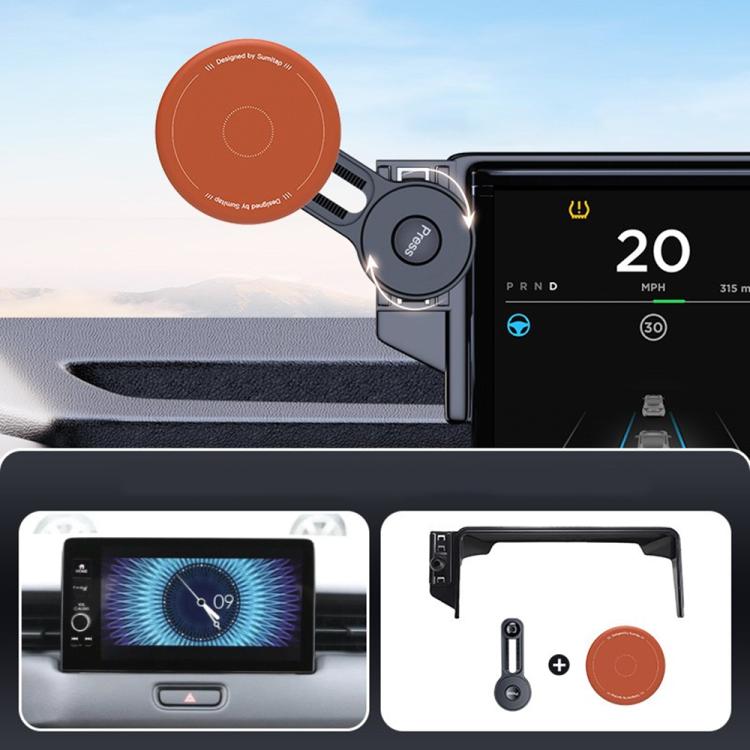Car Screen Magnetic Phone Holder Mount with Extension Arm, For Honda 11th Gen Civic / Integra 2022-2025, For Honda XR-V 2023-2024 / Vezel 2023, For Honda ZR-V 2022-2023 / HR-V 2023, For Honda Accord 2018-2022 10.25 inch Screen...