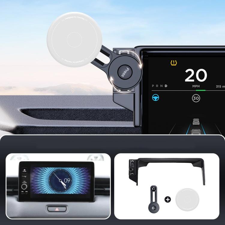 Car Screen Magnetic Phone Holder Mount with Extension Arm, For Honda 11th Gen Civic / Integra 2022-2025, For Honda XR-V 2023-2024 / Vezel 2023, For Honda ZR-V 2022-2023 / HR-V 2023, For Honda Accord 2018-2022 10.25 inch Screen...