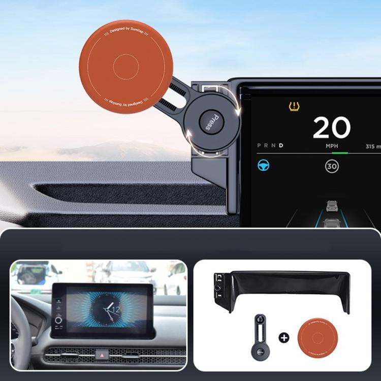 Car Screen Magnetic Phone Holder Mount with Extension Arm, For Honda 11th Gen Civic / Integra 2022-2025, For Honda XR-V 2023-2024 / Vezel 2023, For Honda ZR-V 2022-2023 / HR-V 2023, For Honda Accord 2018-2022 10.25 inch Screen...