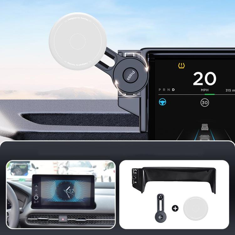 Car Screen Magnetic Phone Holder Mount with Extension Arm, For Honda 11th Gen Civic / Integra 2022-2025, For Honda XR-V 2023-2024 / Vezel 2023, For Honda ZR-V 2022-2023 / HR-V 2023, For Honda Accord 2018-2022 10.25 inch Screen...
