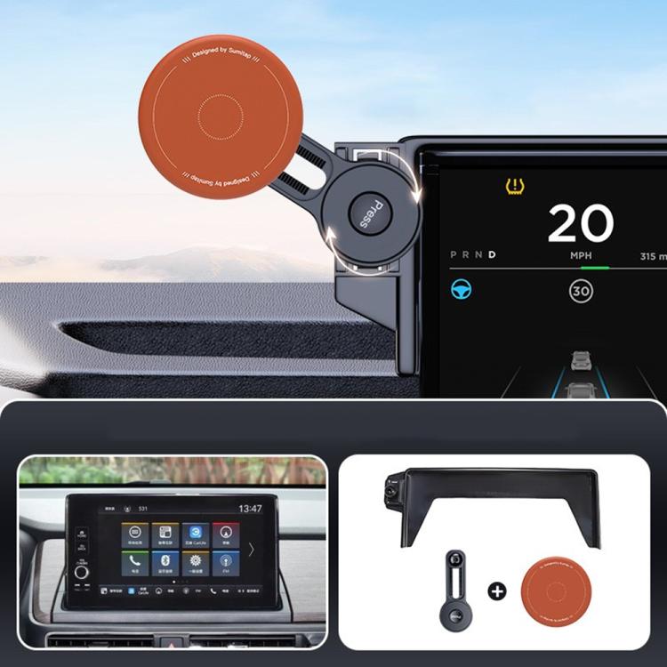 Car Screen Magnetic Phone Holder Mount with Extension Arm, For Honda 11th Gen Civic / Integra 2022-2025, For Honda XR-V 2023-2024 / Vezel 2023, For Honda ZR-V 2022-2023 / HR-V 2023, For Honda Accord 2018-2022 10.25 inch Screen...