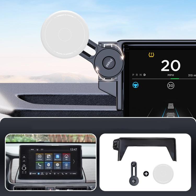 Car Screen Magnetic Phone Holder Mount with Extension Arm, For Honda 11th Gen Civic / Integra 2022-2025, For Honda XR-V 2023-2024 / Vezel 2023, For Honda ZR-V 2022-2023 / HR-V 2023, For Honda Accord 2018-2022 10.25 inch Screen...