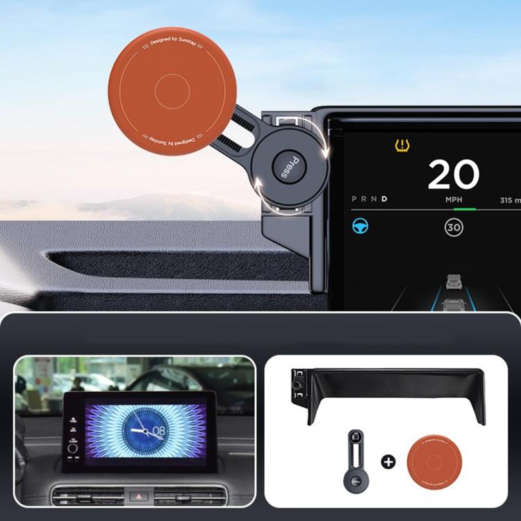 Car Screen Magnetic Phone Holder Mount with Extension Arm, For Honda 11th Gen Civic / Integra 2022-2025, For Honda XR-V 2023-2024 / Vezel 2023, For Honda ZR-V 2022-2023 / HR-V 2023, For Honda Accord 2018-2022 10.25 inch Screen...