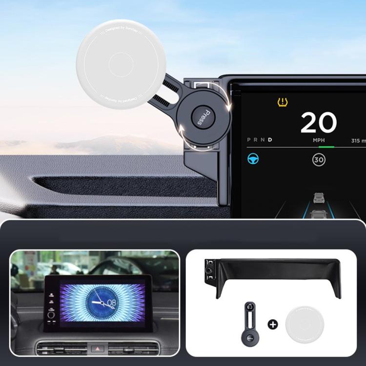 Car Screen Magnetic Phone Holder Mount with Extension Arm, For Honda 11th Gen Civic / Integra 2022-2025, For Honda XR-V 2023-2024 / Vezel 2023, For Honda ZR-V 2022-2023 / HR-V 2023, For Honda Accord 2018-2022 10.25 inch Screen...