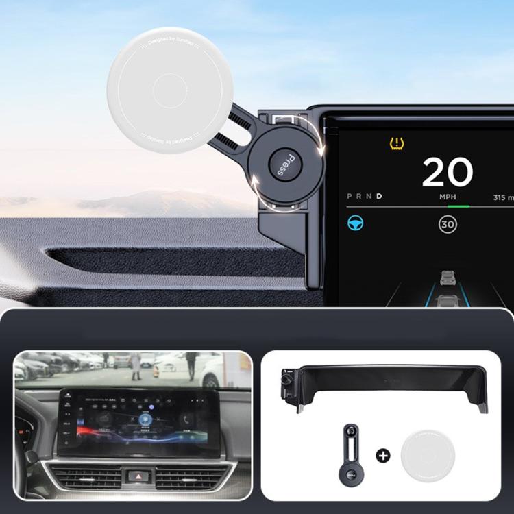 Car Screen Magnetic Phone Holder Mount with Extension Arm, For Honda 11th Gen Civic / Integra 2022-2025, For Honda XR-V 2023-2024 / Vezel 2023, For Honda ZR-V 2022-2023 / HR-V 2023, For Honda Accord 2018-2022 10.25 inch Screen...