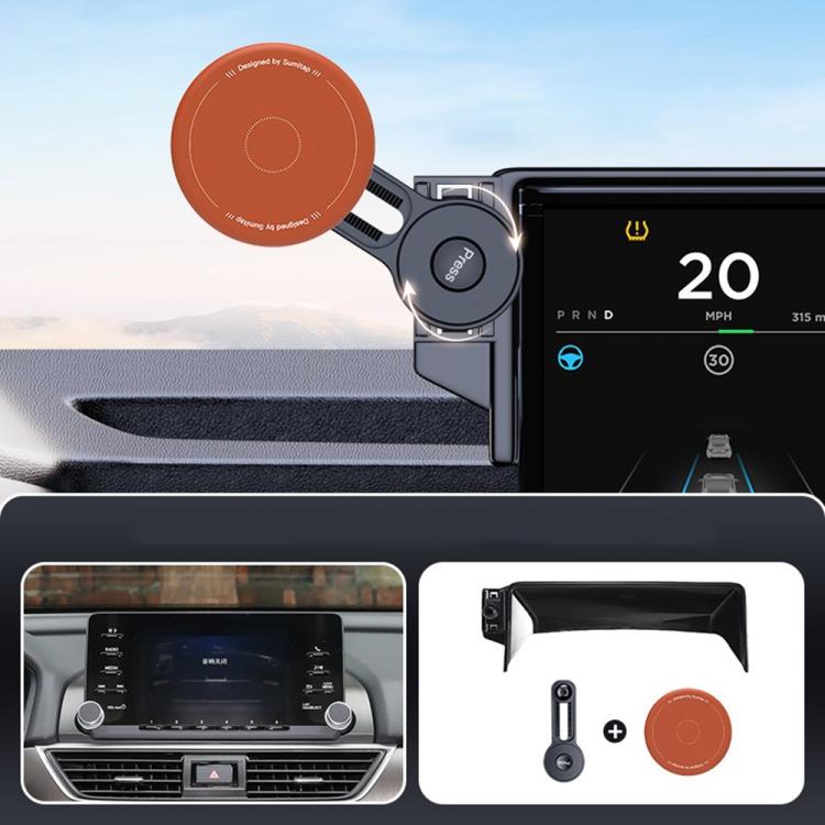 Car Screen Magnetic Phone Holder Mount with Extension Arm, For Honda 11th Gen Civic / Integra 2022-2025, For Honda XR-V 2023-2024 / Vezel 2023, For Honda ZR-V 2022-2023 / HR-V 2023, For Honda Accord 2018-2022 10.25 inch Screen...