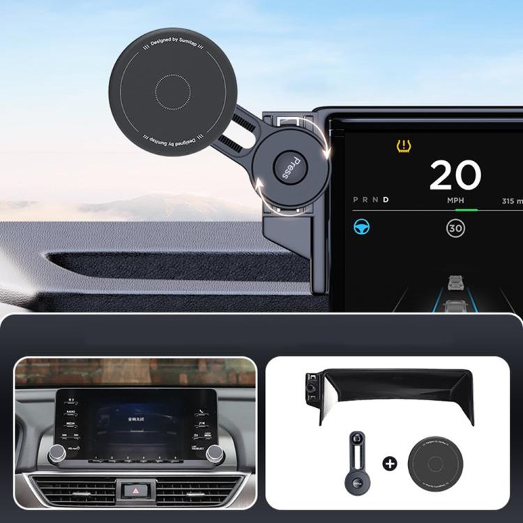 Car Screen Magnetic Phone Holder Mount with Extension Arm, For Honda 11th Gen Civic / Integra 2022-2025, For Honda XR-V 2023-2024 / Vezel 2023, For Honda ZR-V 2022-2023 / HR-V 2023, For Honda Accord 2018-2022 10.25 inch Screen...
