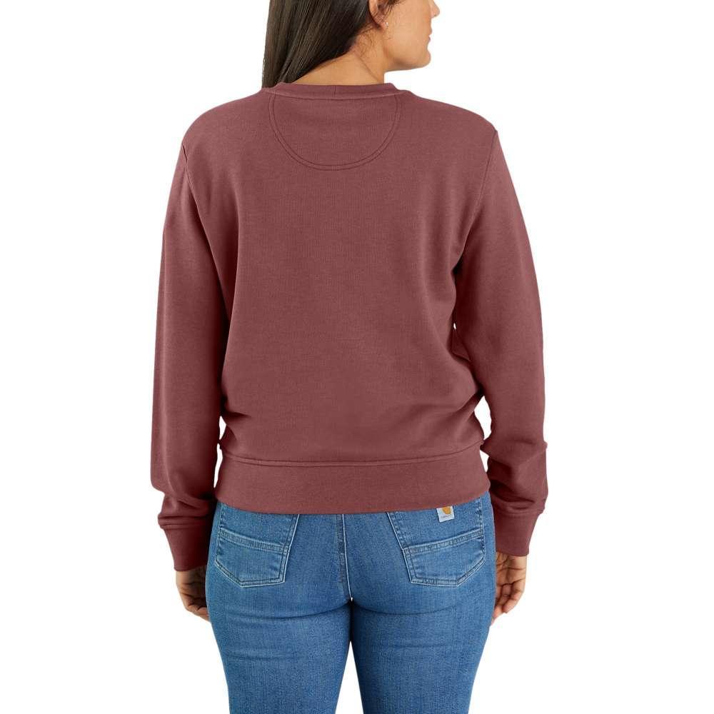 Carhartt 106179 Women's Relaxed Fit Midweight French Terry Crewneck Sweatshirt