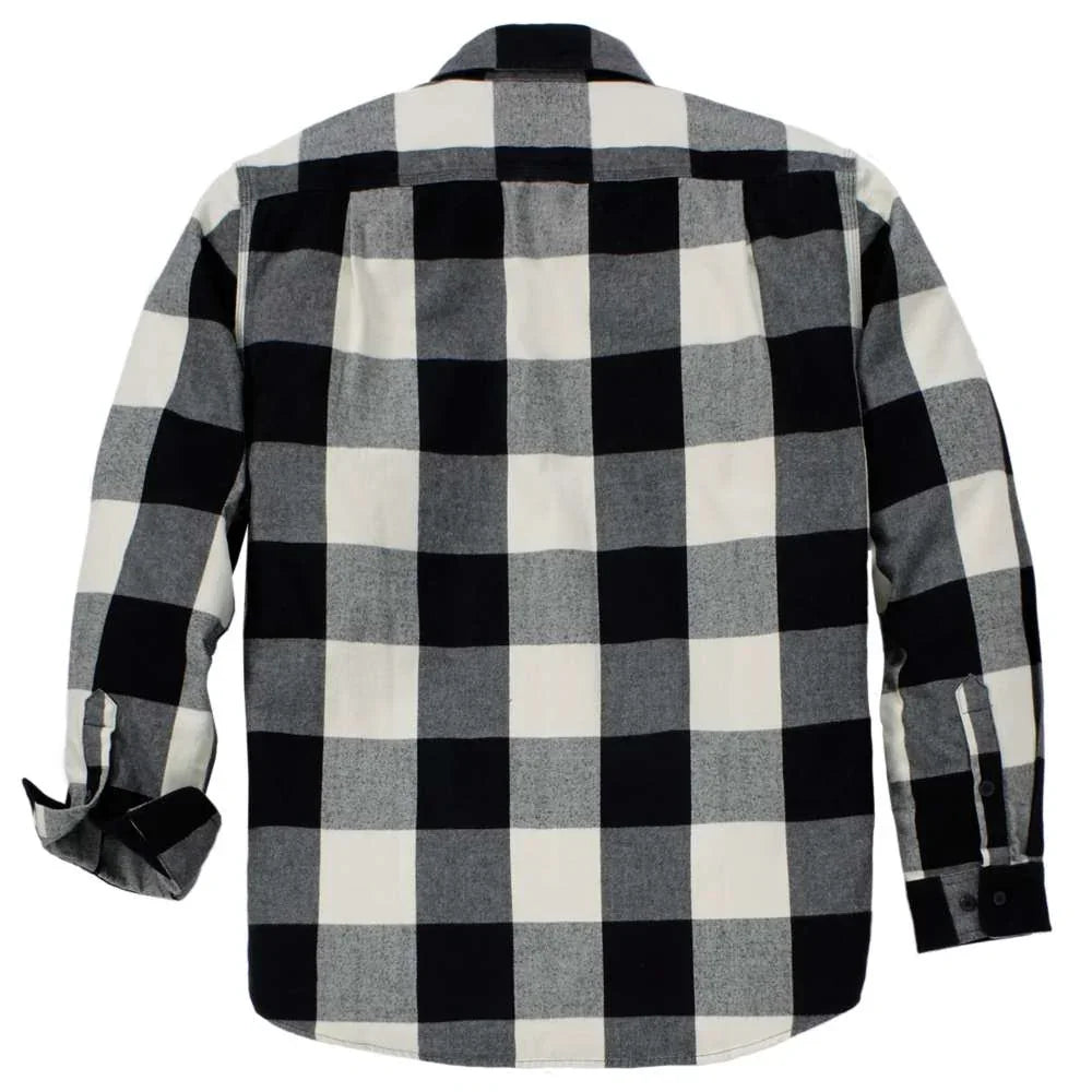 Carhartt 107013 Loose Fit Heavyweight Flannel Long-Sleeve Plaid Shirt