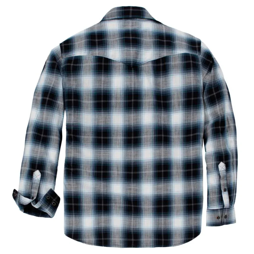 Carhartt 107016  Montana Rugged Flex Long Sleeve  Snap Front Plaid Shrt
