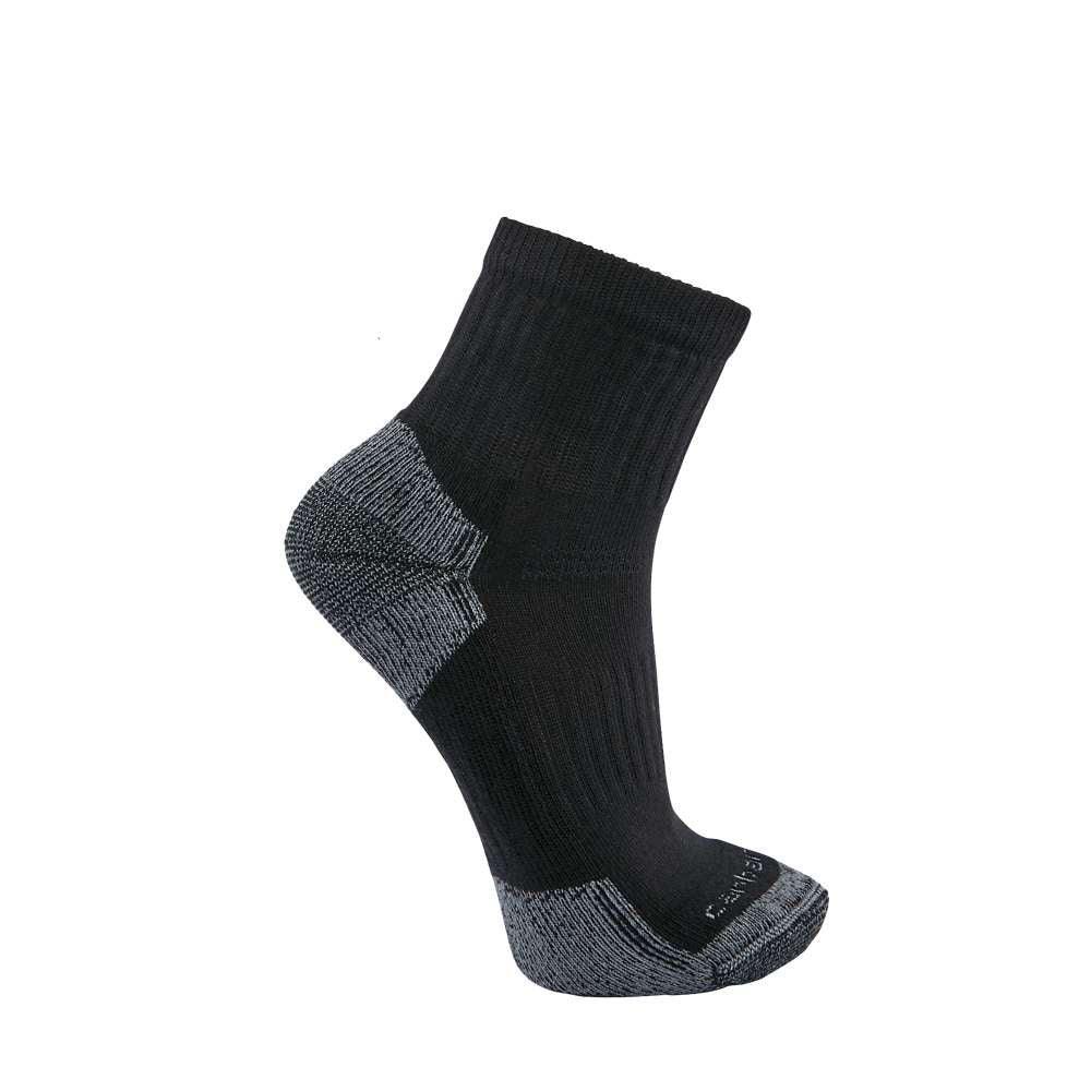 Carhartt SQ6103M Midweight Cotton Blend Quarter Sock 3 Pack