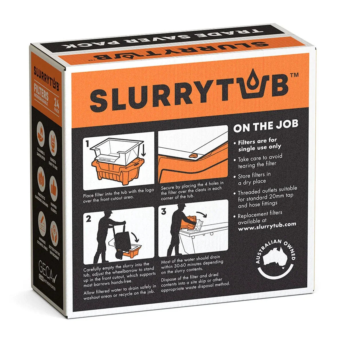 SLURRYTUB Trade Filter Pack (24)
