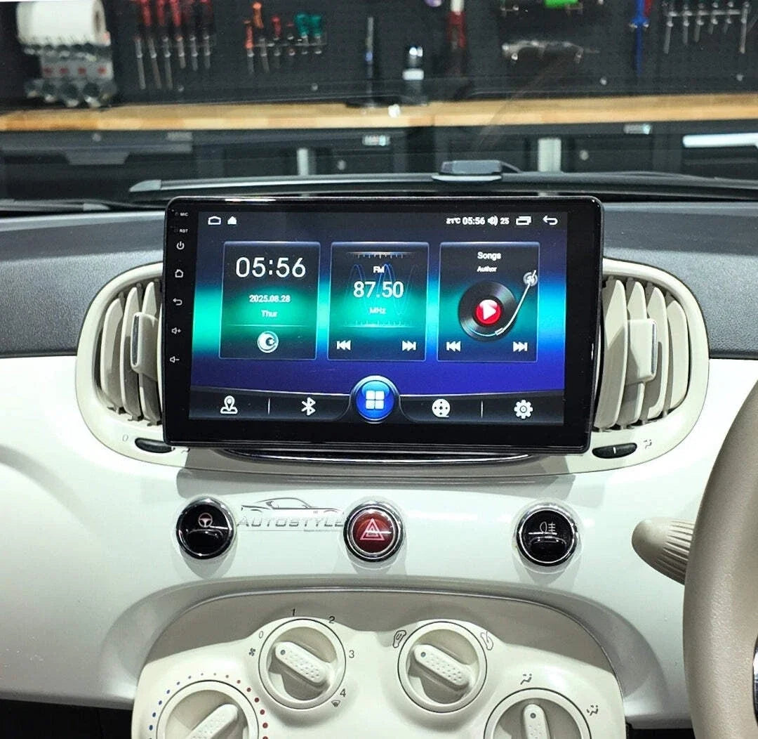 Fiat 500 Apple Carplay / Android Auto 9" Stereo Upgrade 2015+