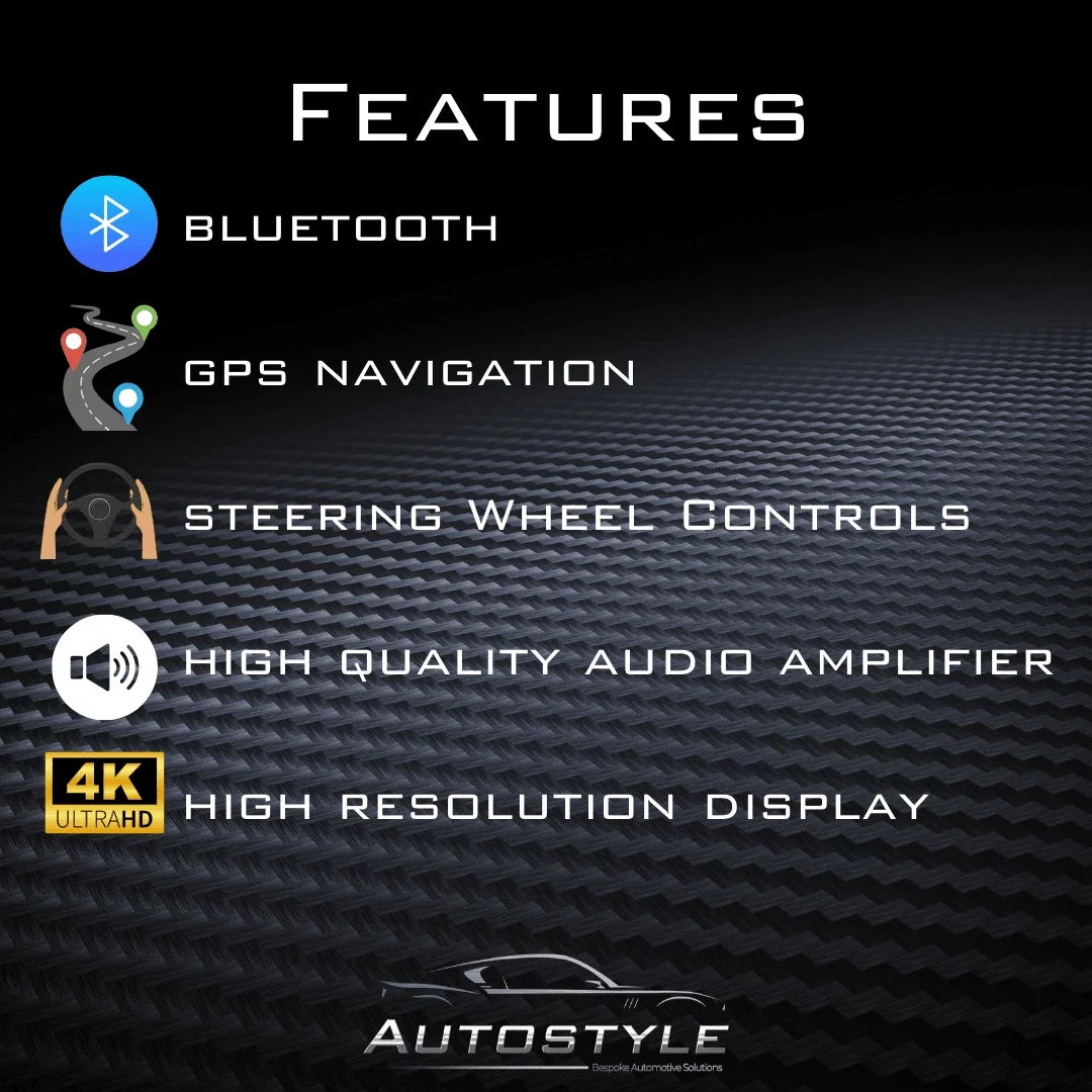Ford Transit Courier Apple Carplay / Android Auto 9" Stereo Upgrade (2014-2018)