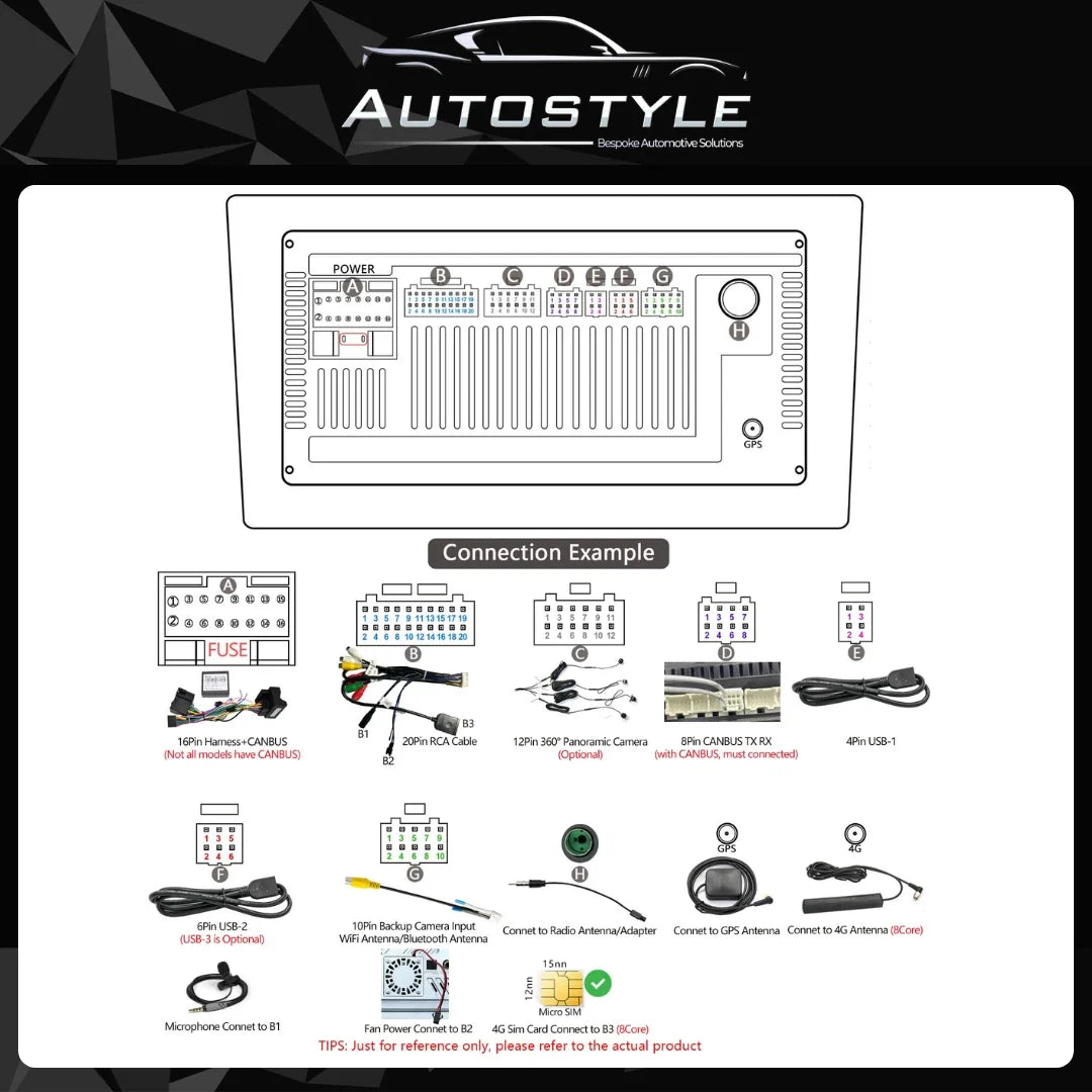 Ford Transit Custom Apple Carplay / Android Auto 9" Stereo Upgrade (2012-2018)