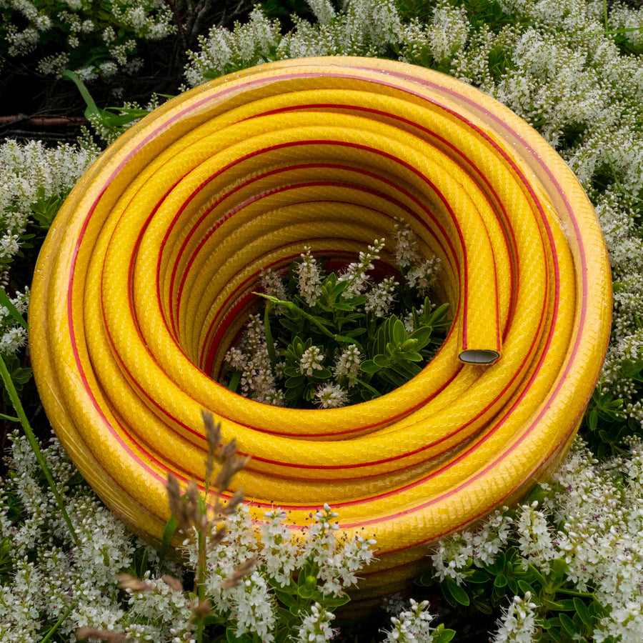 1/2" Yellow Premium Garden Hose Pipe, 6-Layer