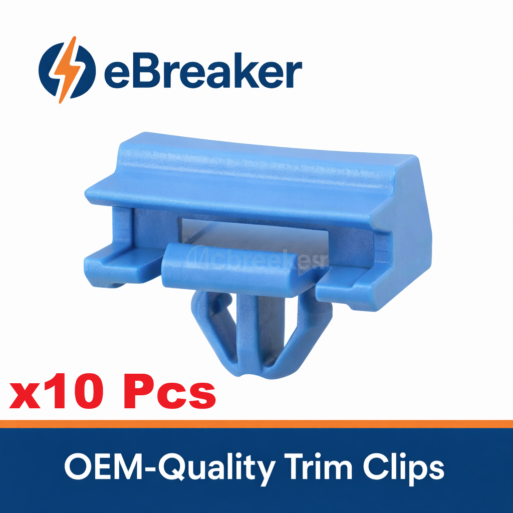 BMW Side Skirt Sill Trim Retainer Clip - Blue Plastic Mounting Clip