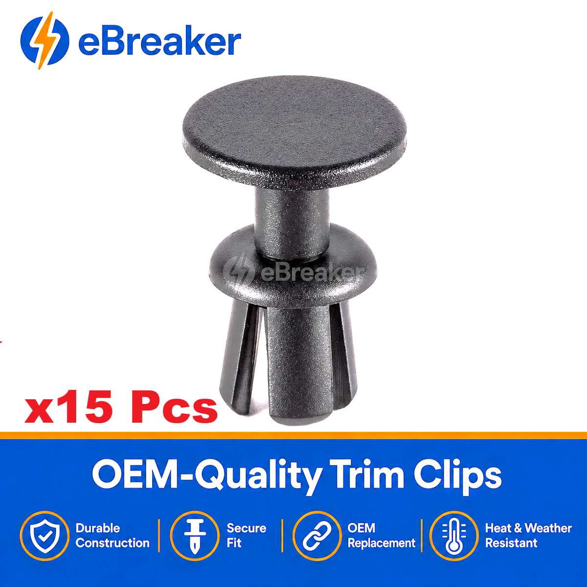 Multi-Brand Push Fit Trim Rivet - VAG Mercedes Peugeot Citroen Fastener N10583501
