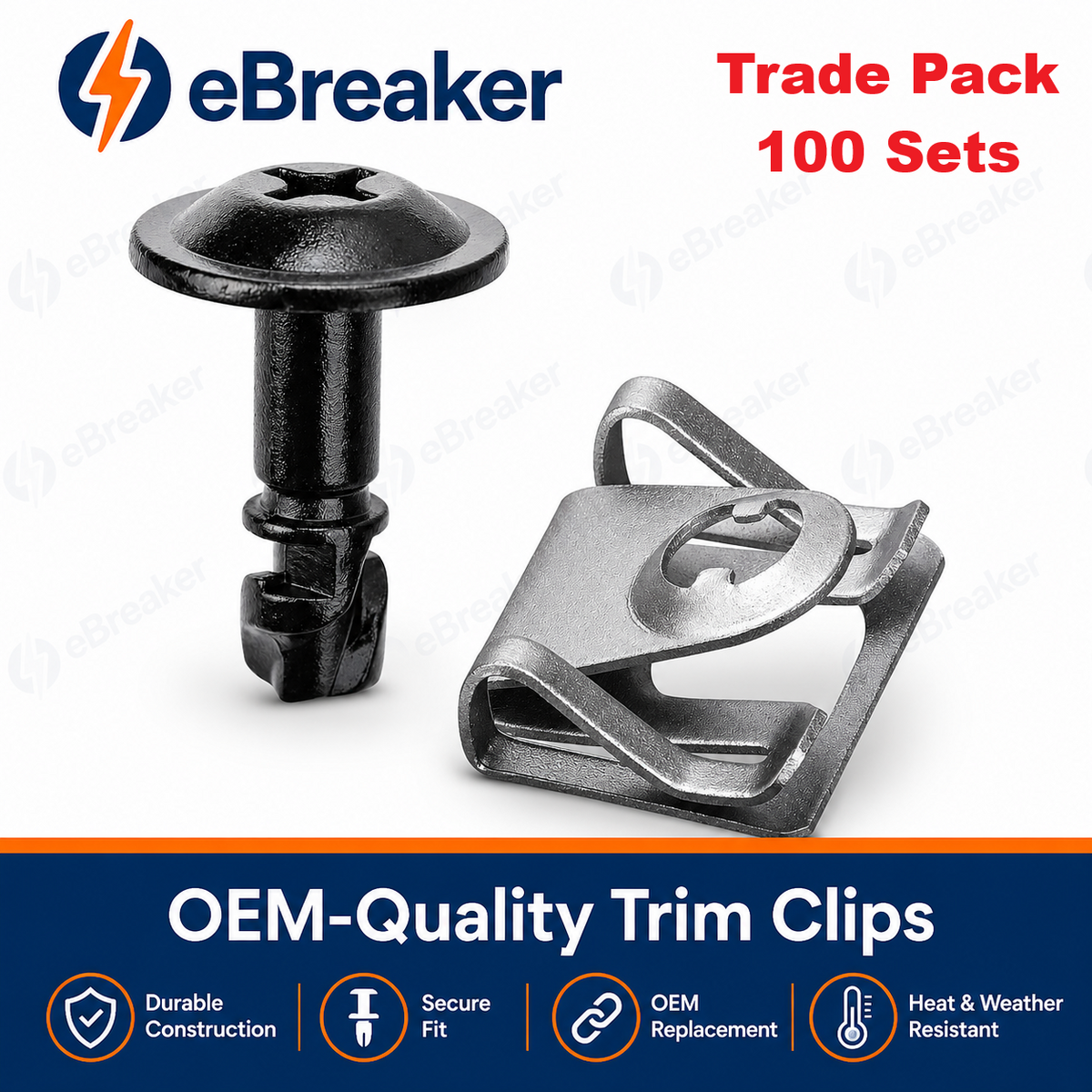 Undertray Twist Lock Bolt & Receiver Set BMW E39 E38 - 51718218852