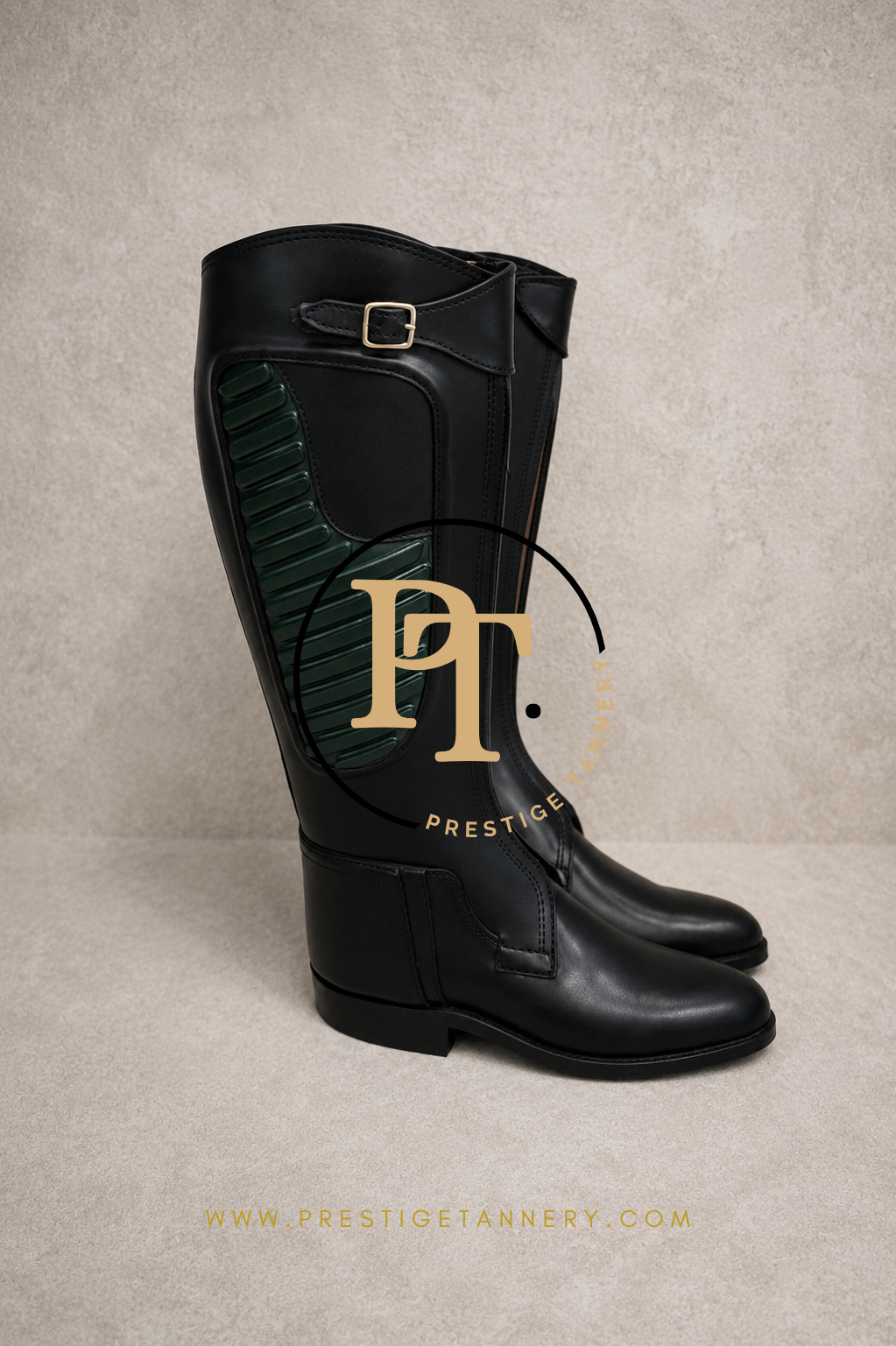 Professional Polo Boots for Men (Black)