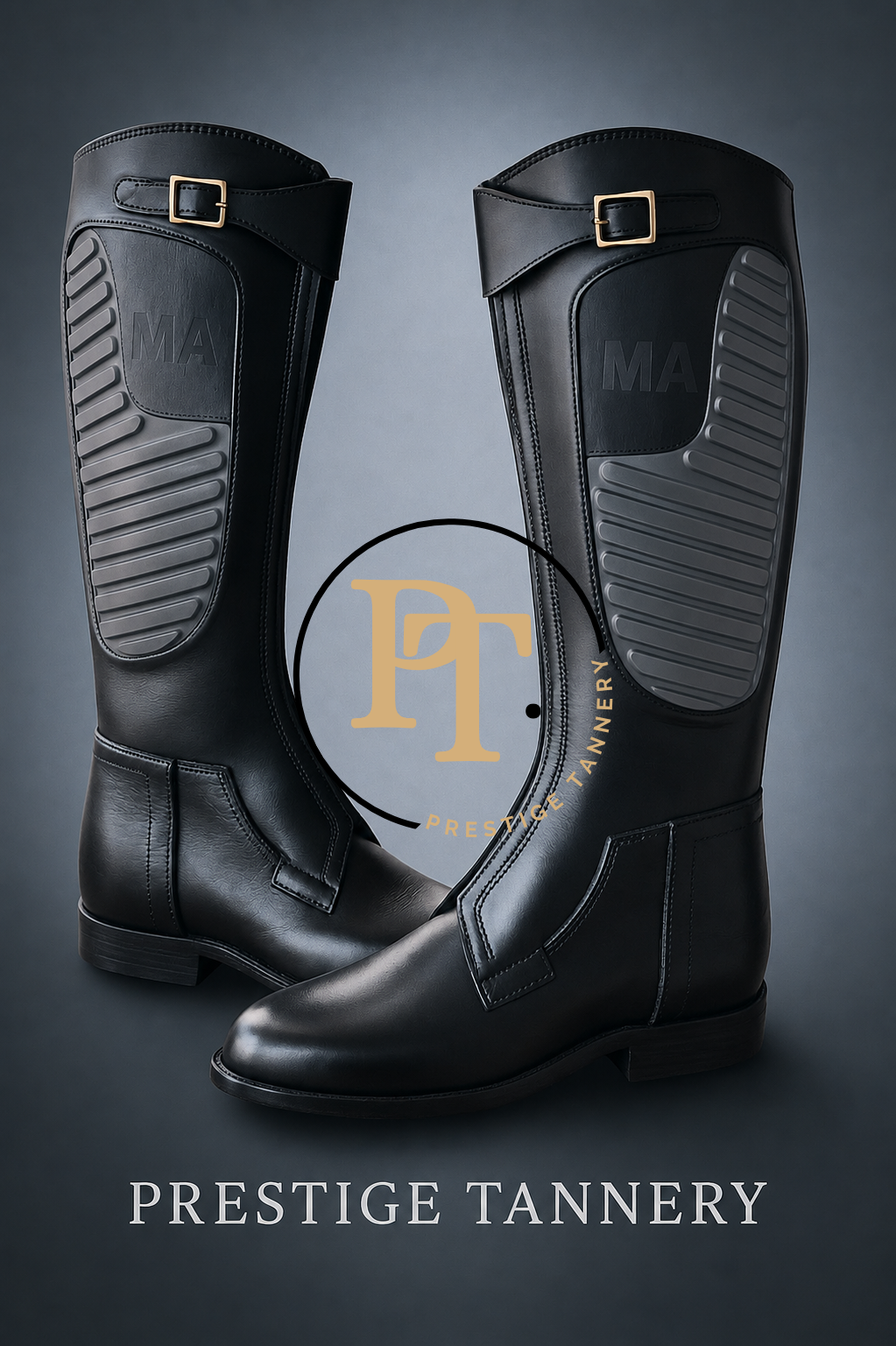 Professional Polo Boots for Women (Black)