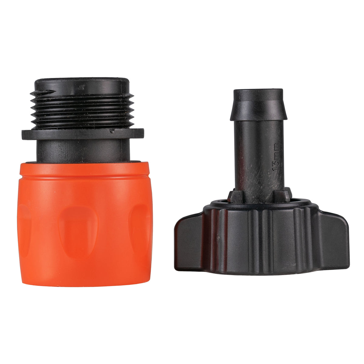 Irrigation 1/2" Barb to Female Hosepipe Quick Connector, Black