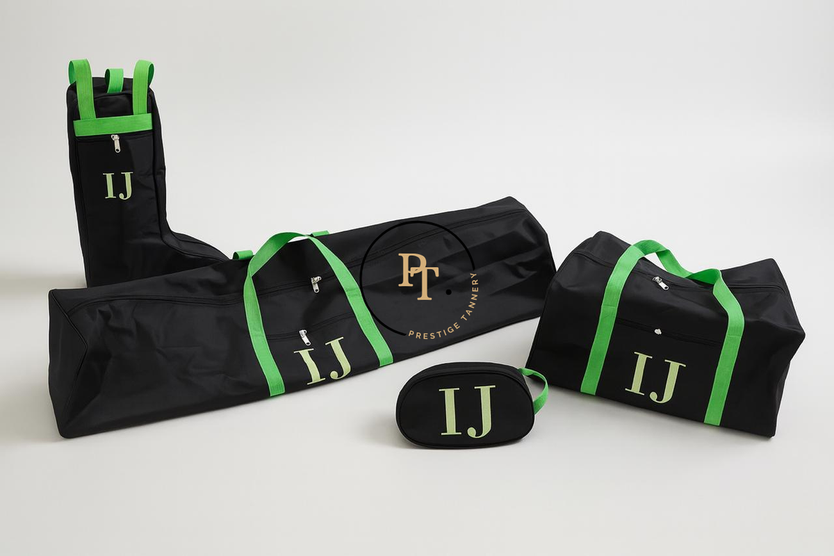 Prestige Tannery Complete Polo Bag Set – Fabric Edition (4-Piece)