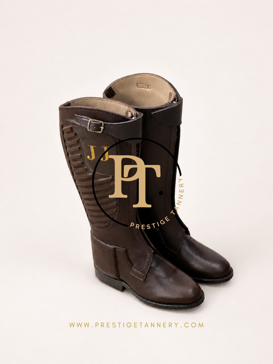 Professional Polo Boots for Men (Dark Brown)