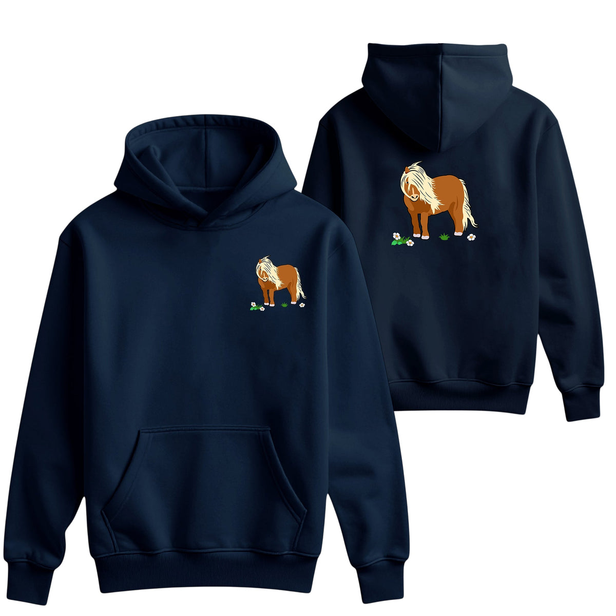 Unisex Kids Embroidered Hoodie | Sheep | Pony | Cow | Digger