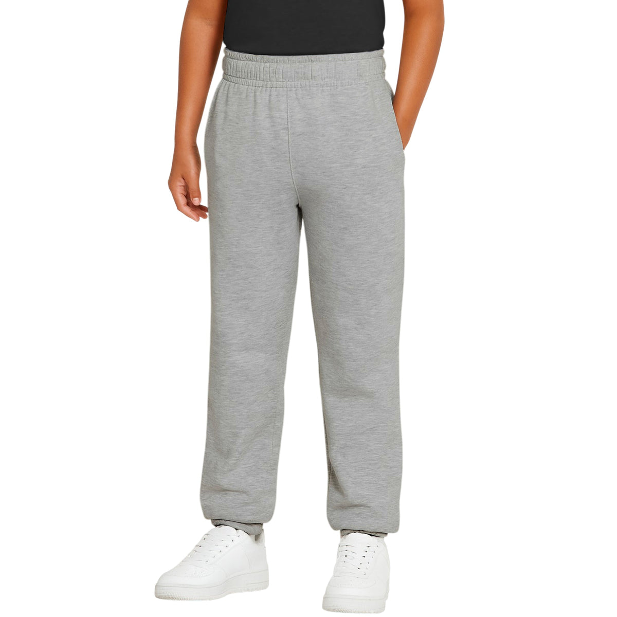 Kids Unisex Heavy Blend Plain Jogging Bottoms
