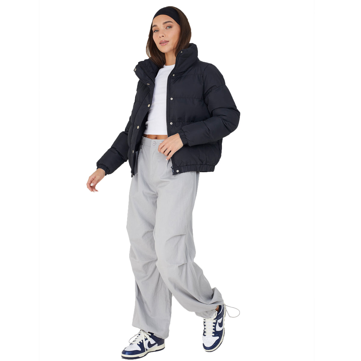 Womens SLAY Padded Short Length Puffer Jacket