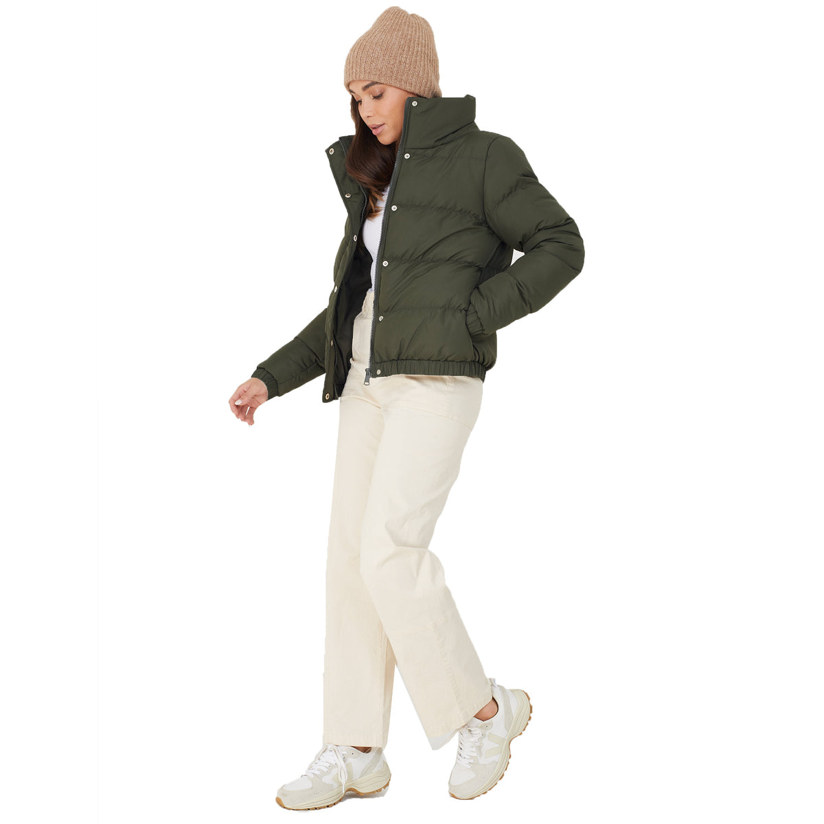 Womens SLAY Padded Short Length Puffer Jacket