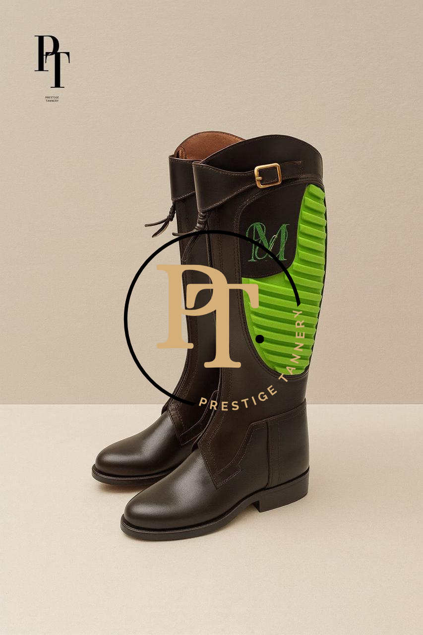 Professional Polo Boots for Women (Dark Brown)