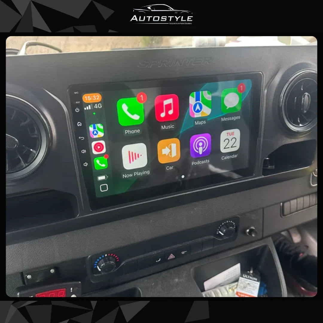 Mercedes-Benz Sprinter W907 Apple Carplay / Android Auto 10" Stereo Upgrade (2018-2023)