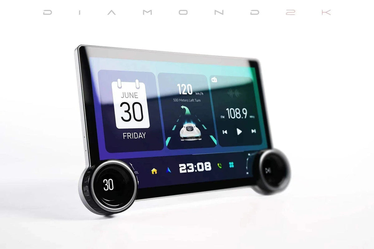 NEW 11.8" Dual Control Diamond 2K Android Screen and Wireless Apple CarPlay