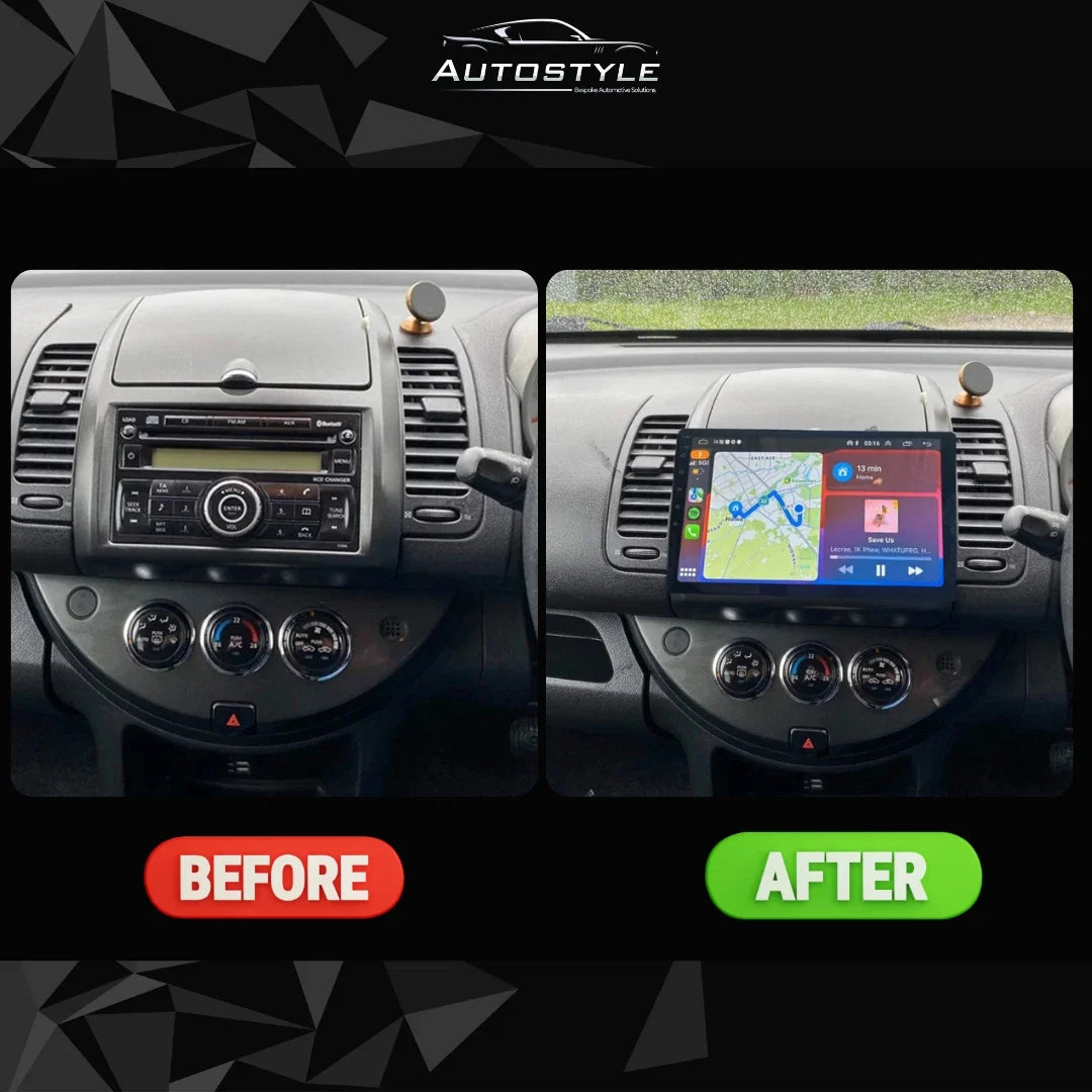 Nissan Note Versa-Livina Apple Carplay / Android Auto 10" Stereo Upgrade 2011-2020