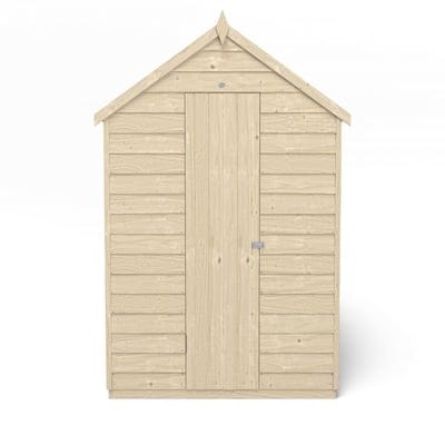 4LIFE Overlap Pressure Treated 8ft x 6ft Apex Shed