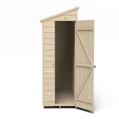 4LIFE Overlap Pressure Treated 6ft x 3ft Pent Shed - No Window